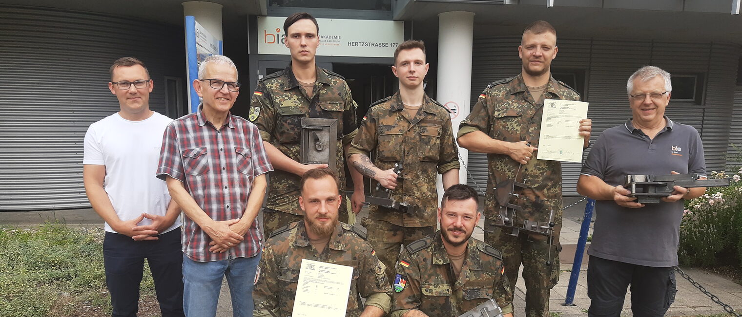 Abschlussbild Metallbau Bundeswehr 2023