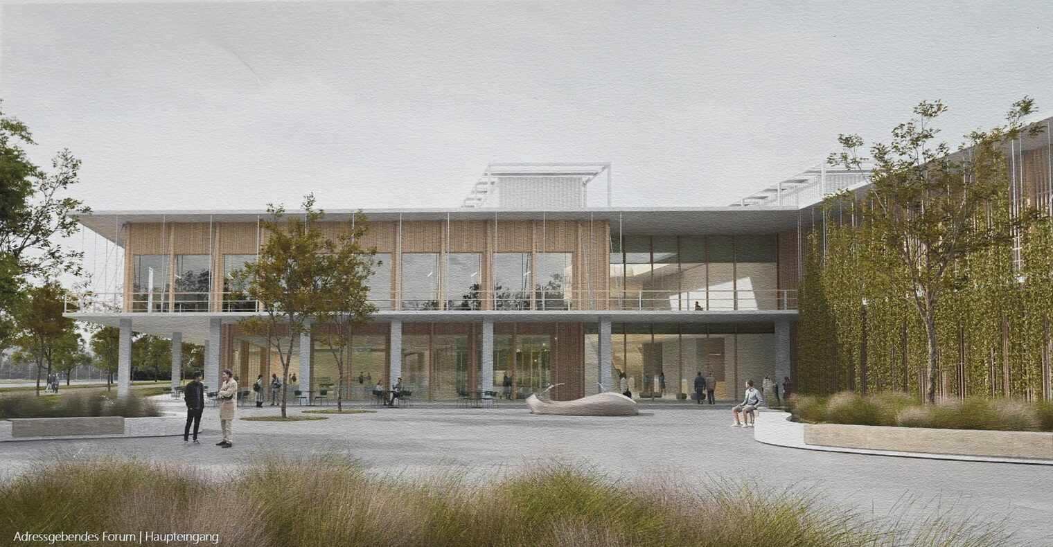 Entwurf der neuen Bildungsakademie.