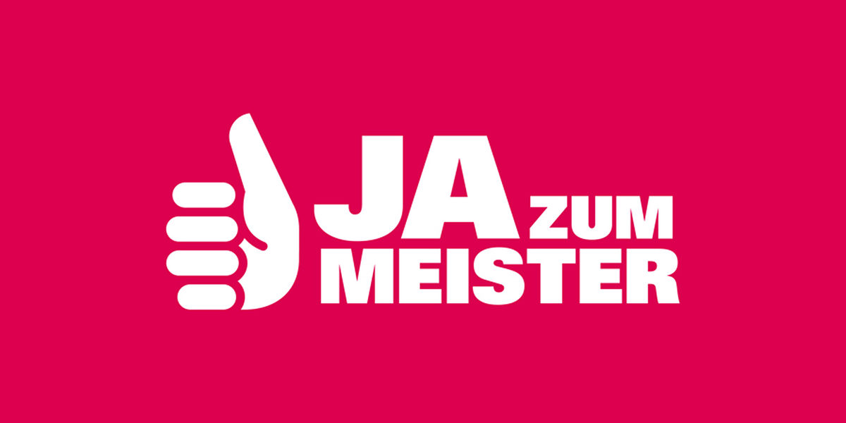 Titelbild Ja zum Meister