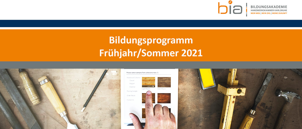 Titelbild - Bildungsprogramm 2021, 1. Halbjahr